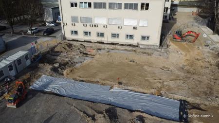 Izgradnja novih zunanjih površin med šolama (7)